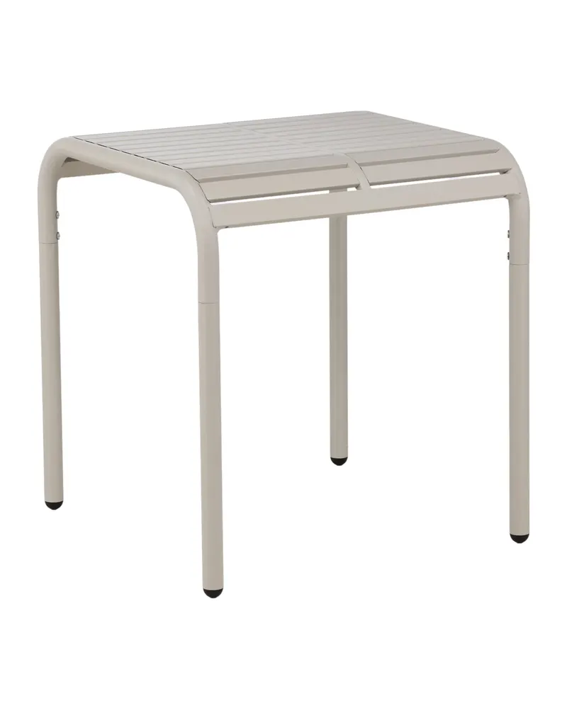 Borneo quadratischer Balkontisch aus Aluminium, 70 × 70 cm