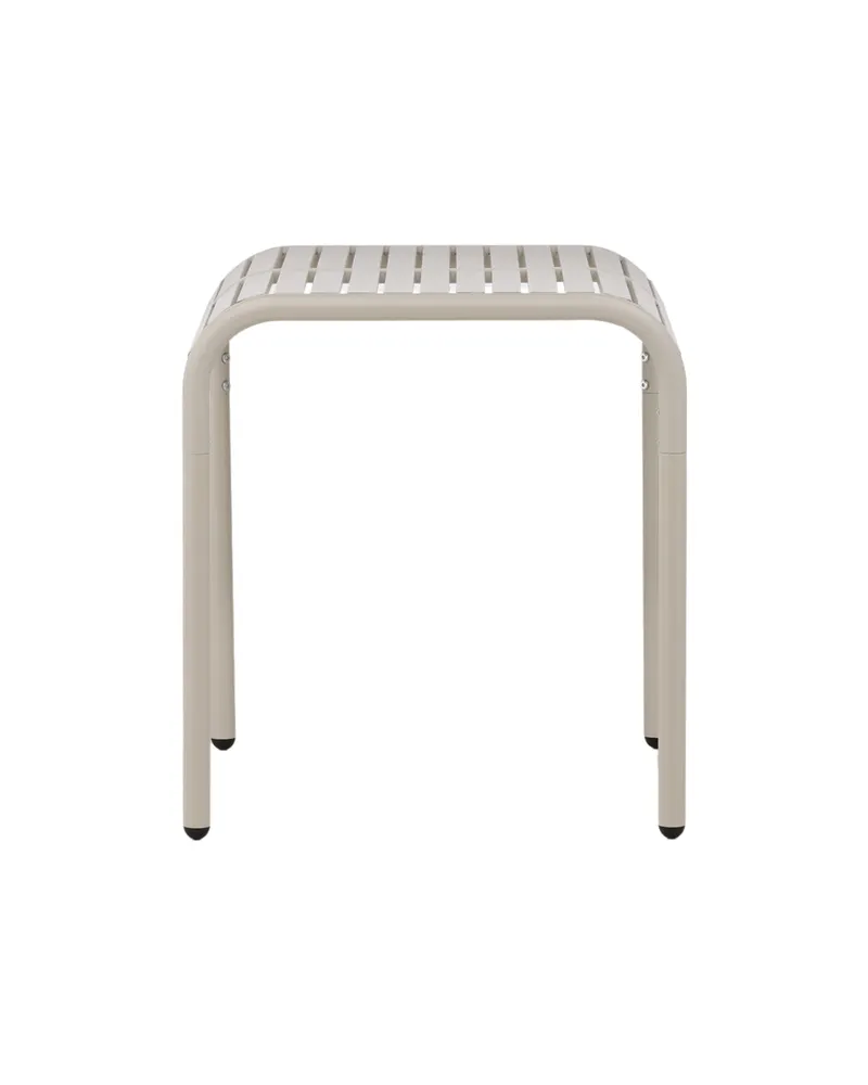 Borneo quadratischer Balkontisch aus Aluminium, Ansicht 8