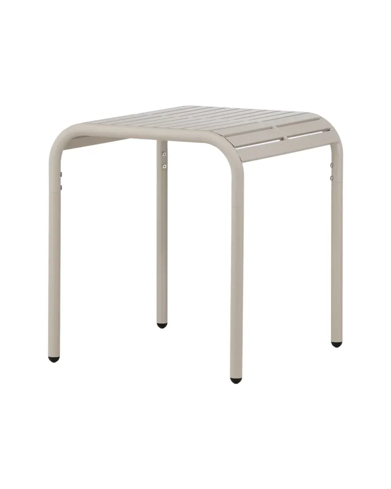 Borneo quadratischer Balkontisch aus Aluminium, Ansicht 3