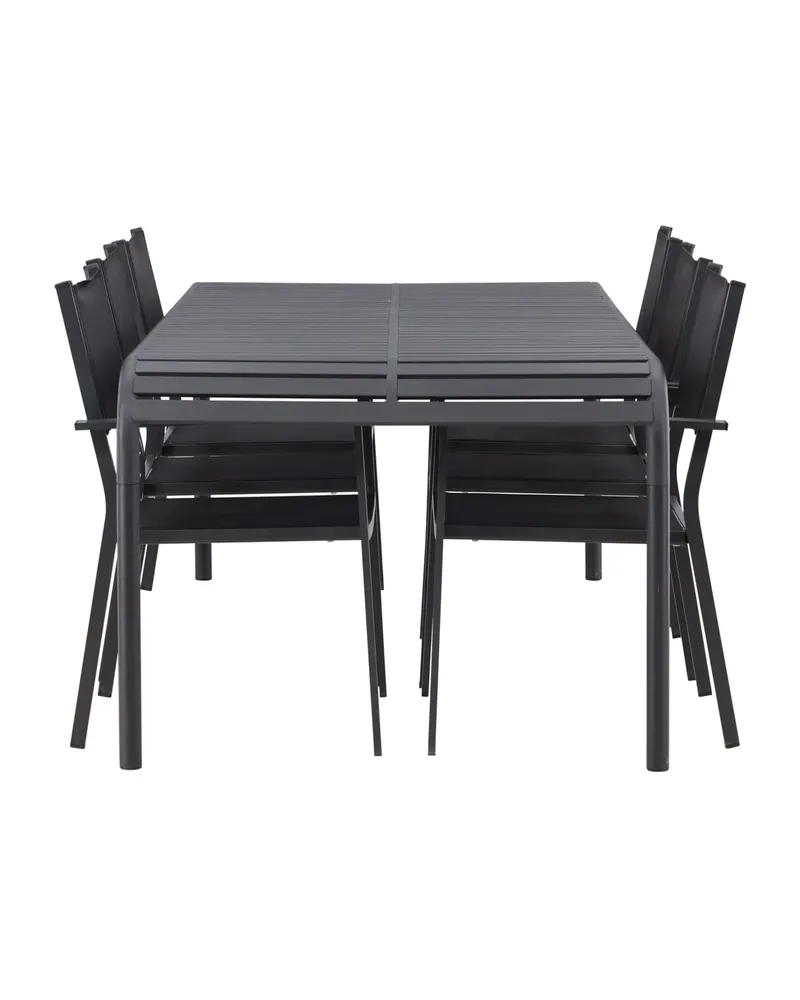 Borneo & Copacabana Gartenmöbel-Set aus Aluminium mit 6 Stühlen, Ansicht 4