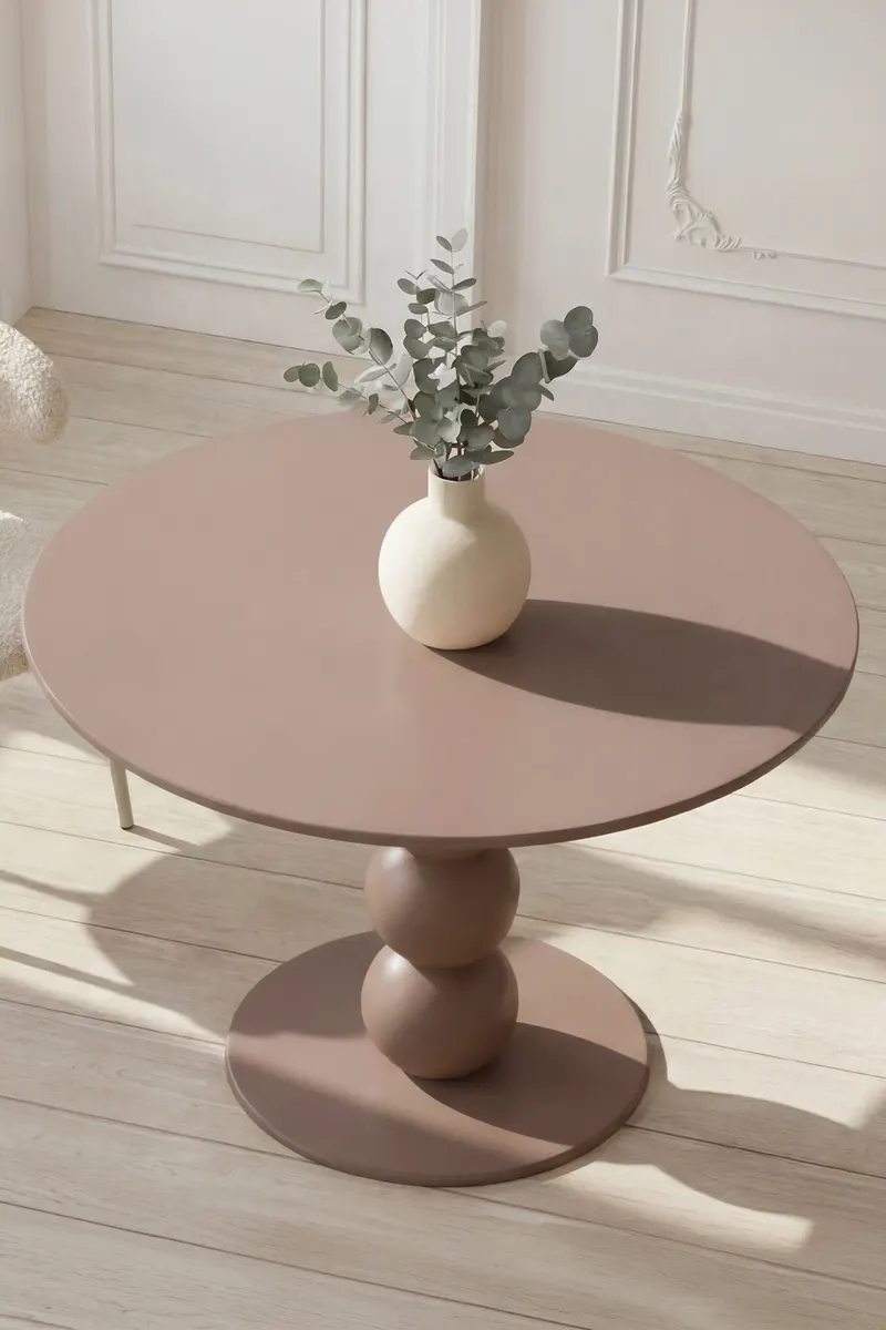 Boule runder Esstisch Ø 110 cm, im Wohnraum, Ansicht 2
