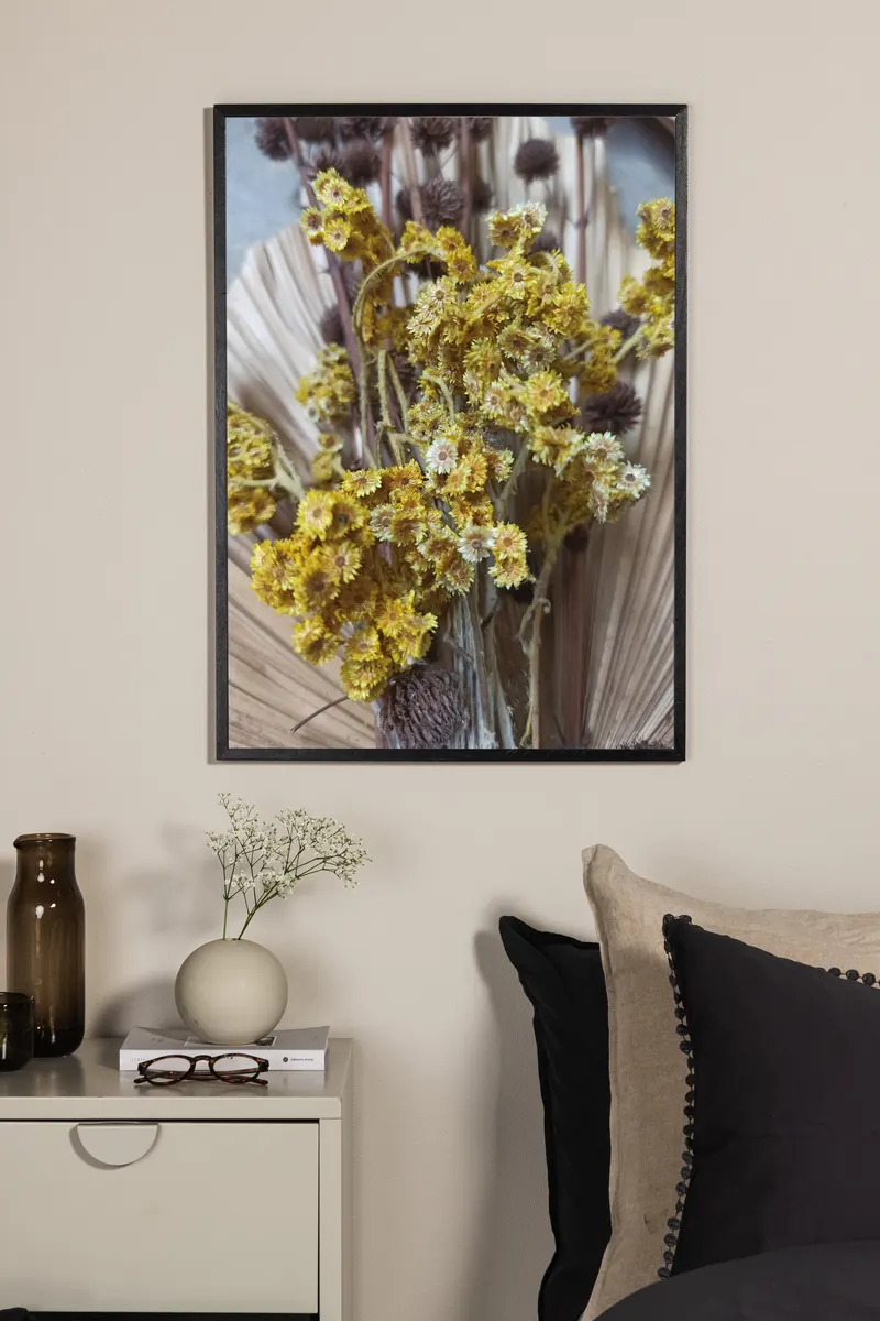 Bouquet Poster mit gelbem Blumenstrauß, Gelb