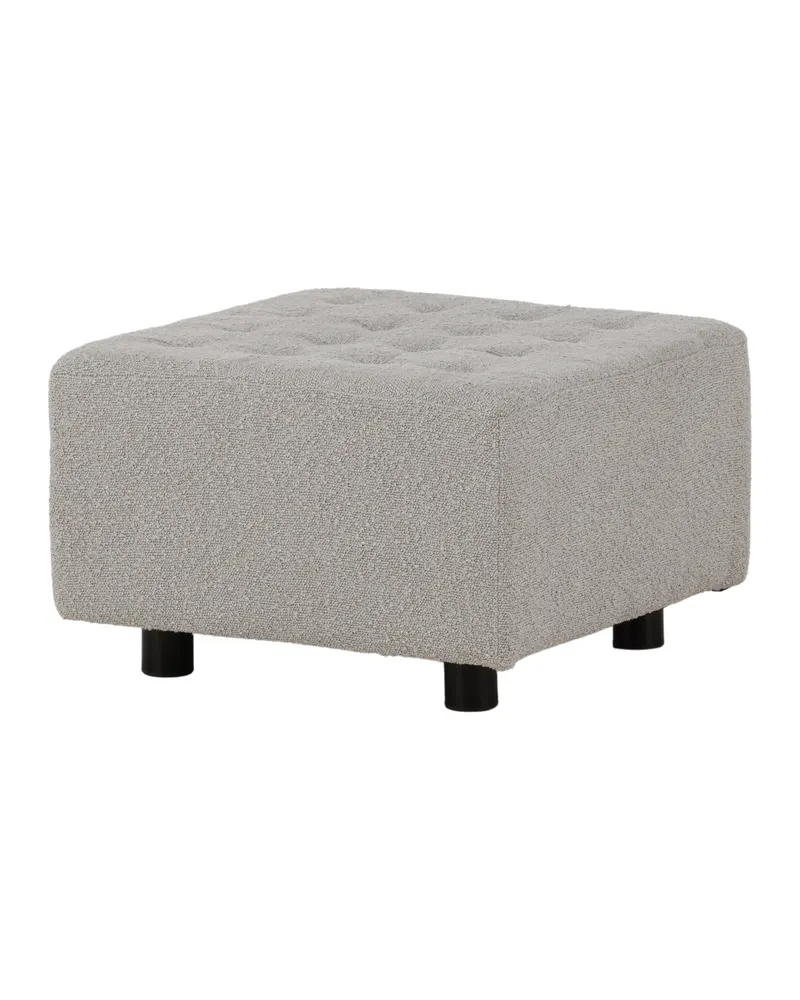 Bowie quadratischer Fußhocker aus Bouclé, Ansicht 7