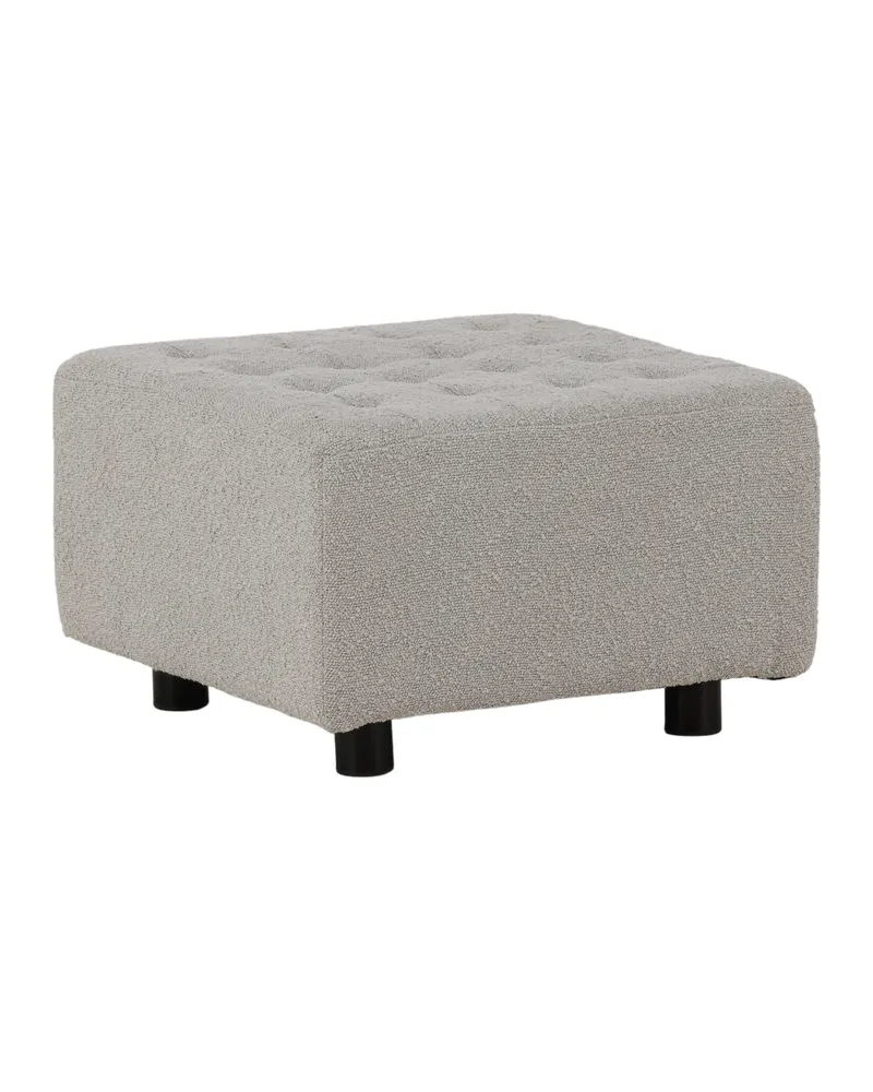 Bowie quadratischer Fußhocker aus Bouclé, Ansicht 8