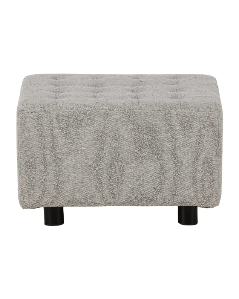 Bowie quadratischer Fußhocker aus Bouclé, Ansicht 9