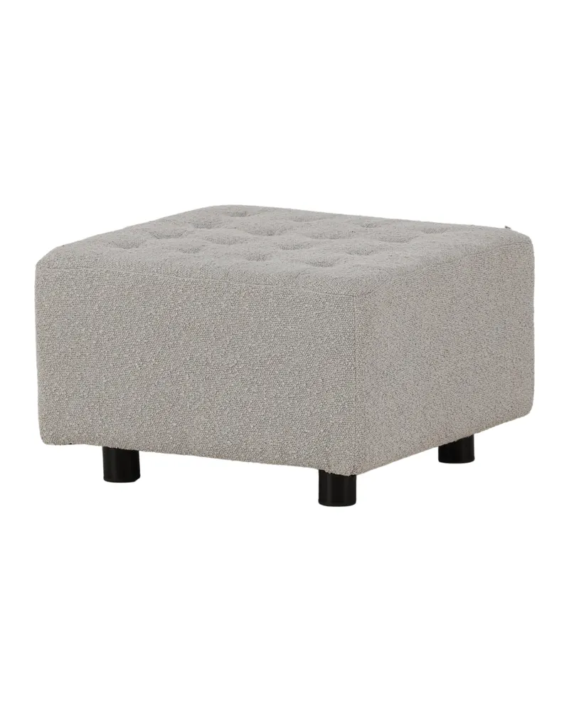 Bowie quadratischer Fußhocker aus Bouclé, Ansicht 10