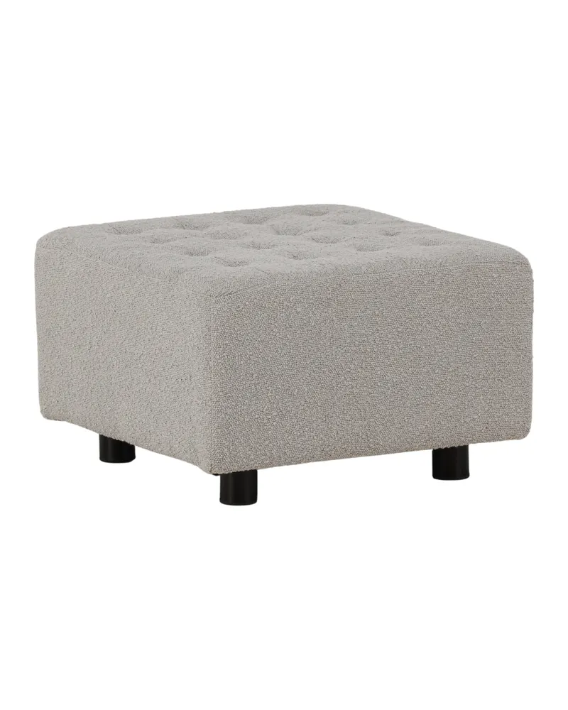 Bowie quadratischer Fußhocker aus Bouclé, Ansicht 11