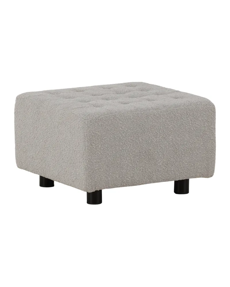 Bowie quadratischer Fußhocker aus Bouclé, Ansicht 12