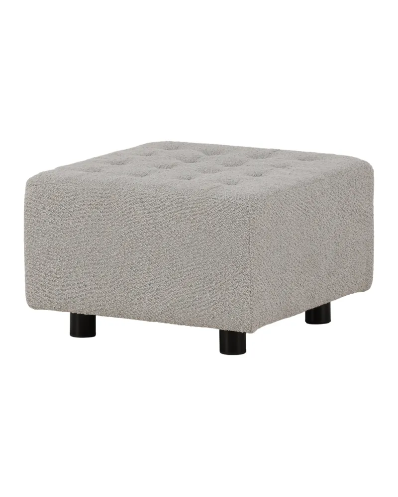 Bowie quadratischer Fußhocker aus Bouclé, Ansicht 2