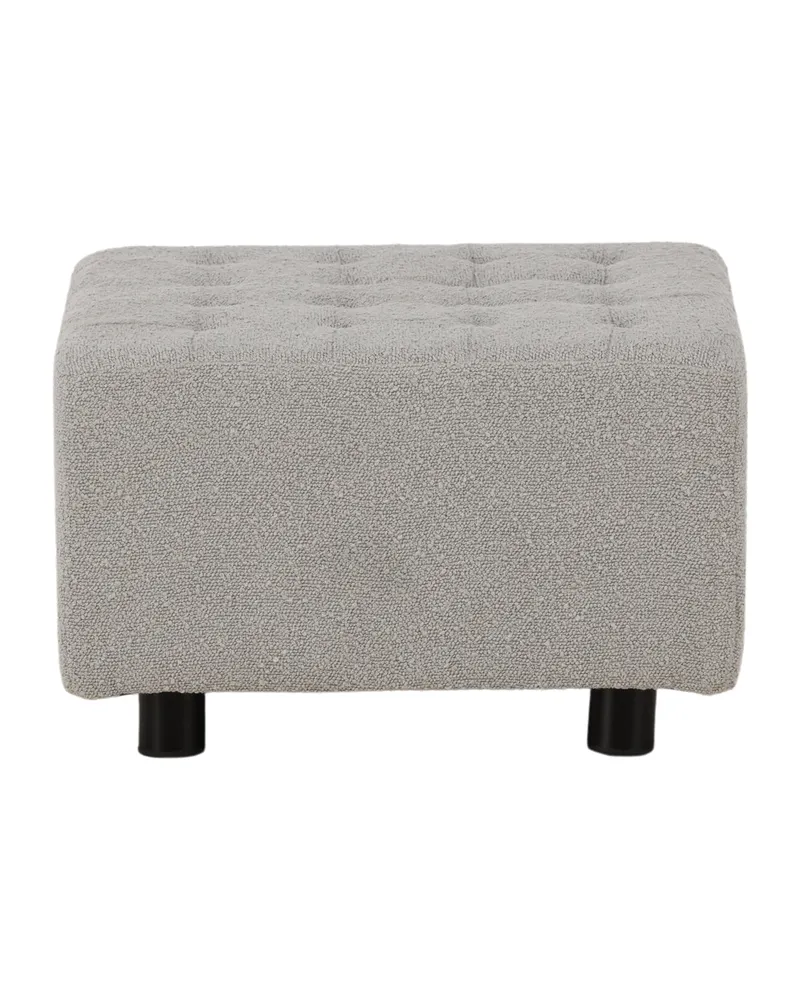 Bowie quadratischer Fußhocker aus Bouclé, Ansicht 3