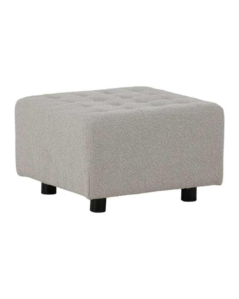Bowie quadratischer Fußhocker aus Bouclé, Ansicht 5