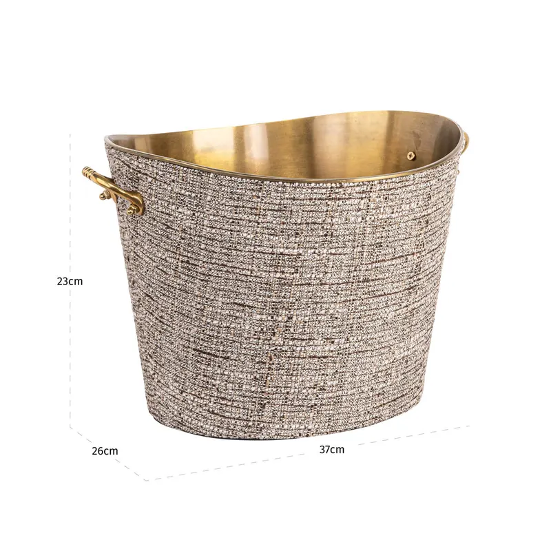 Brady Wein- und Baraccessoire Beige von Richmond Interiors, Maßzeichnung 7