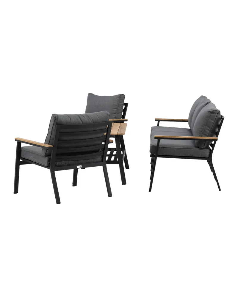 Brasilia Gartenlounge mit Dreisitzer, zwei Sesseln und Couchtisch, Ansicht 8