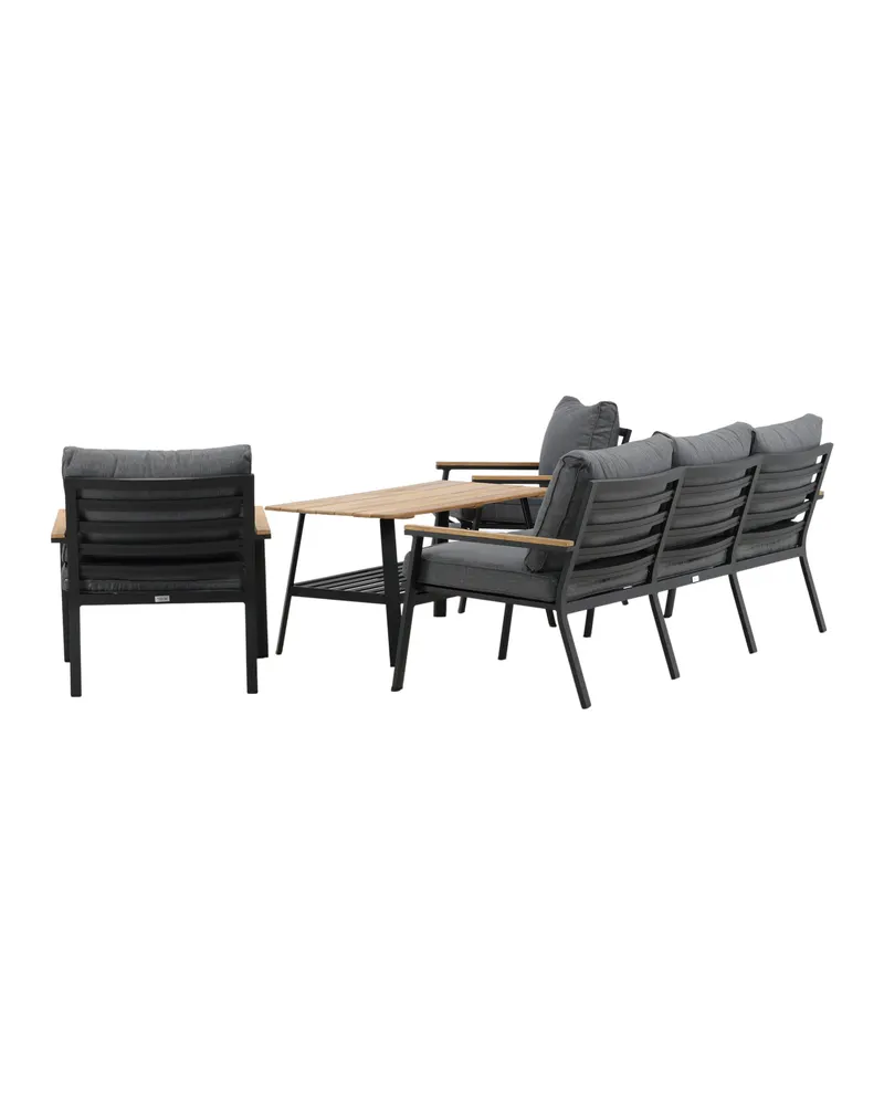 Brasilia Gartenlounge mit Dreisitzer, zwei Sesseln und Couchtisch, Ansicht 9