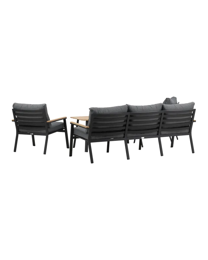 Brasilia Gartenlounge mit Dreisitzer, zwei Sesseln und Couchtisch, Ansicht 10