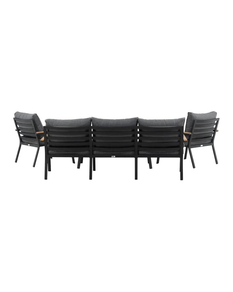 Brasilia Gartenlounge mit Dreisitzer, zwei Sesseln und Couchtisch, Ansicht 11