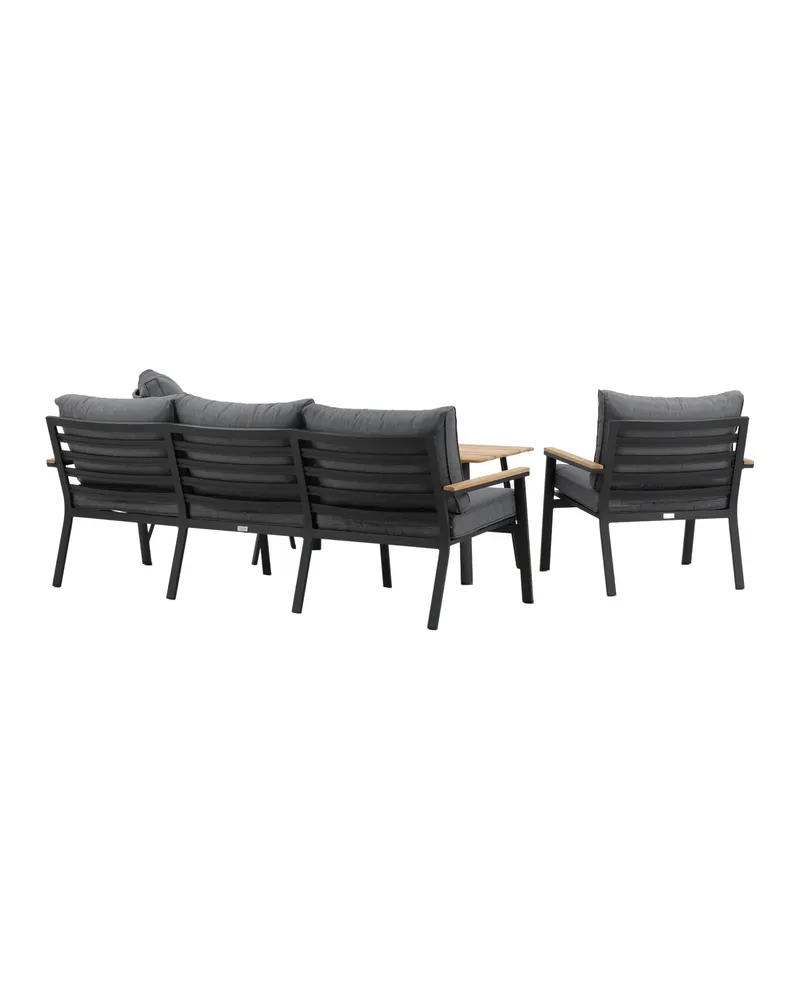 Brasilia Gartenlounge mit Dreisitzer, zwei Sesseln und Couchtisch, Ansicht 12
