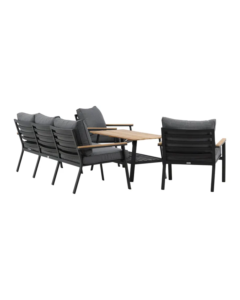 Brasilia Gartenlounge mit Dreisitzer, zwei Sesseln und Couchtisch, Ansicht 13