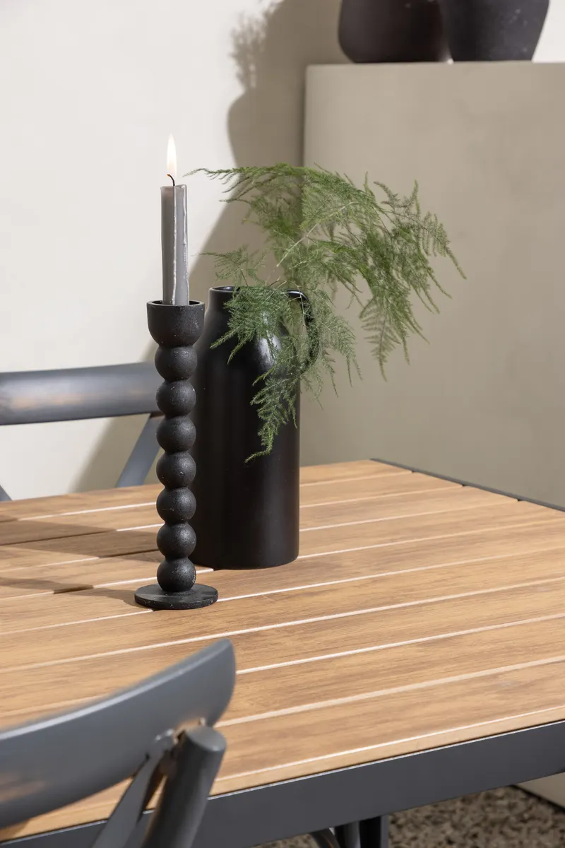 Break & Tablas Gartenmöbel-Set mit rechteckigem Tisch und 4 Stühlen, im Wohnraum, Ansicht 3