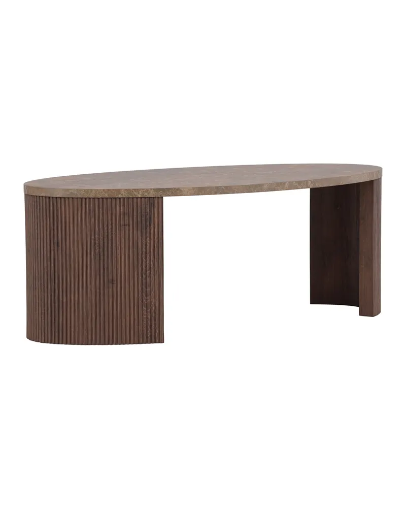 Bristol Couchtisch 120 × 60 cm mit gerillten Wangen, Ansicht 8