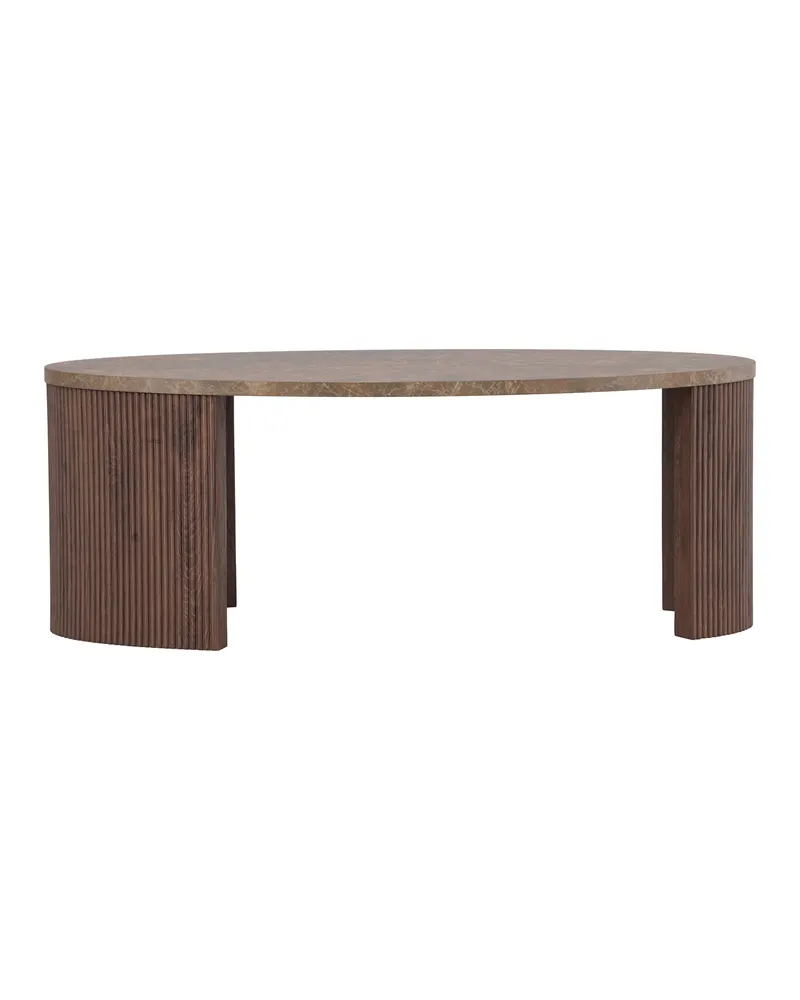 Bristol Couchtisch 120 × 60 cm mit gerillten Wangen, Ansicht 9