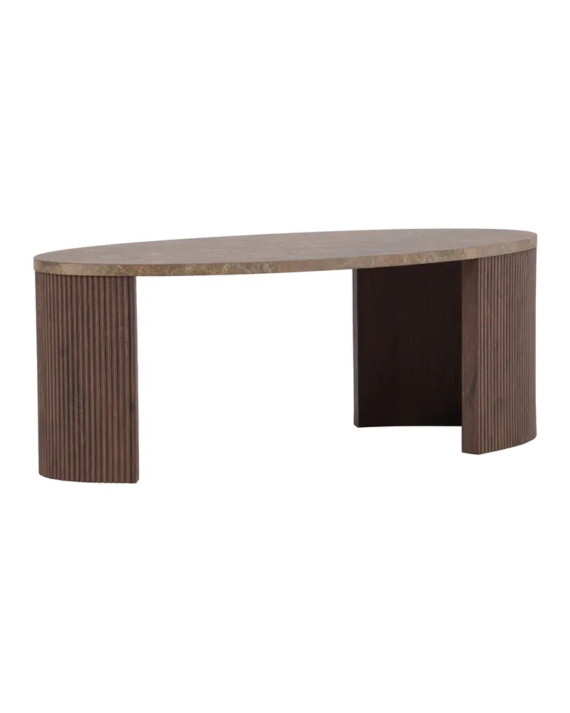 Bristol Couchtisch 120 × 60 cm mit gerillten Wangen, Ansicht 12