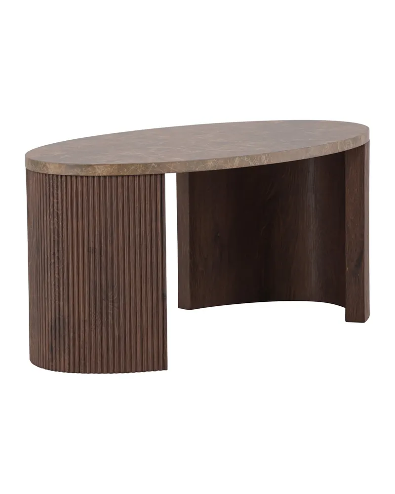 Bristol Couchtisch 120 × 60 cm mit gerillten Wangen, Ansicht 3
