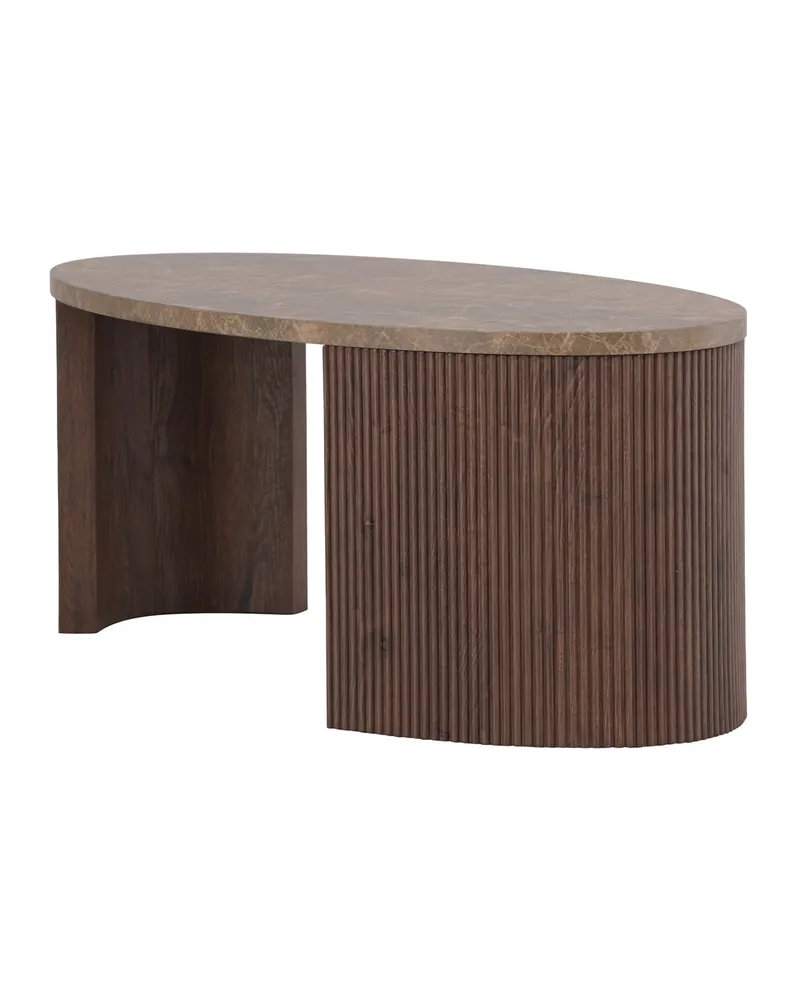 Bristol Couchtisch 120 × 60 cm mit gerillten Wangen, Ansicht 5