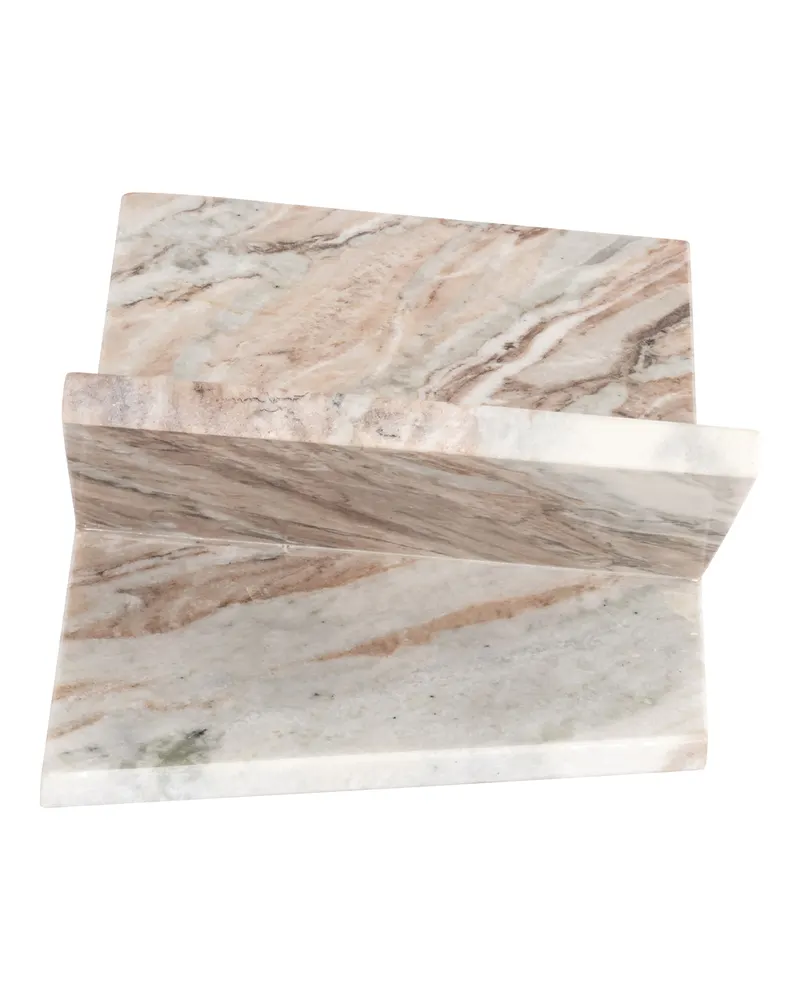 Buchstützen Belicia, Blush beige