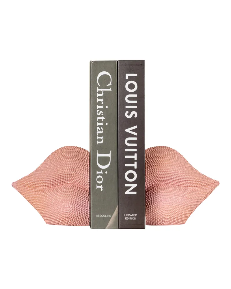 Buchstützen Kiss, Rosa von Richmond Interiors, Produktansicht 3