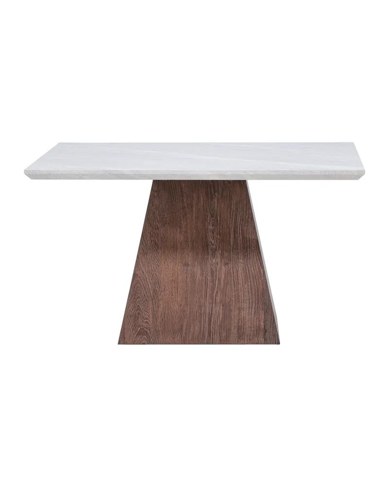 Cael quadratischer Couchtisch 80 × 80 cm in Marmoroptik, Ansicht 7