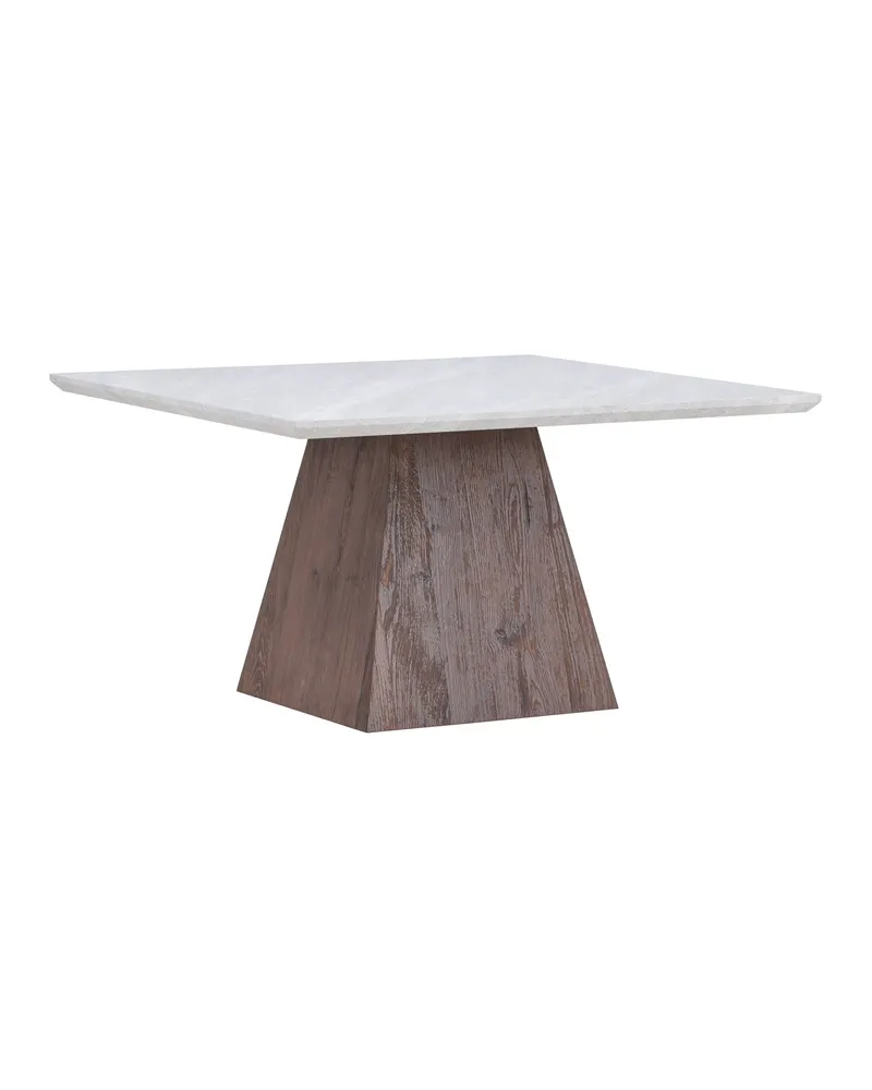 Cael quadratischer Couchtisch 80 × 80 cm in Marmoroptik, Ansicht 9