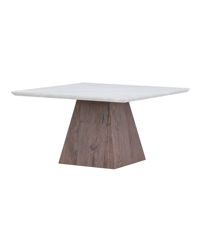 Cael quadratischer Couchtisch 80 × 80 cm in Marmoroptik, Ansicht 11