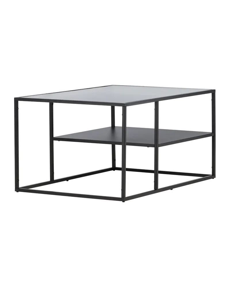 Campinas Couchtisch aus Glas und Stahl mit Ablage, Ansicht 5