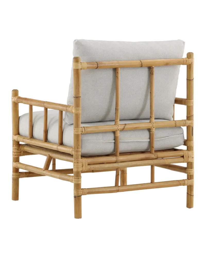 Cane Loungesessel aus Rattan mit Kissen, Ansicht 7