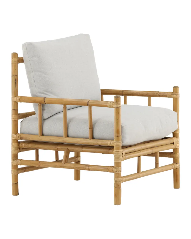 Cane Loungesessel aus Rattan mit Kissen, Ansicht 12