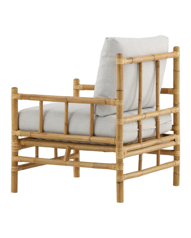Cane Loungesessel aus Rattan mit Kissen, Ansicht 6