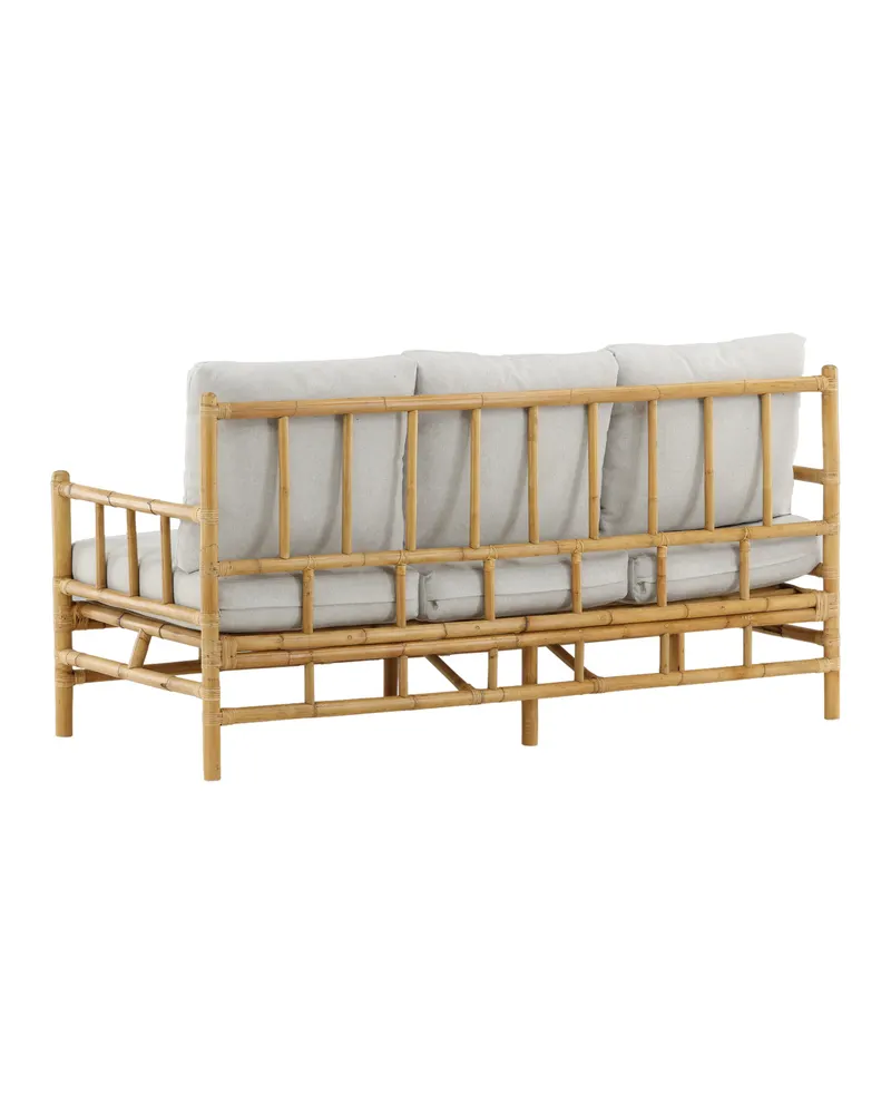 Cane Rattansofa mit Sitz- und Rückenkissen, Ansicht 4