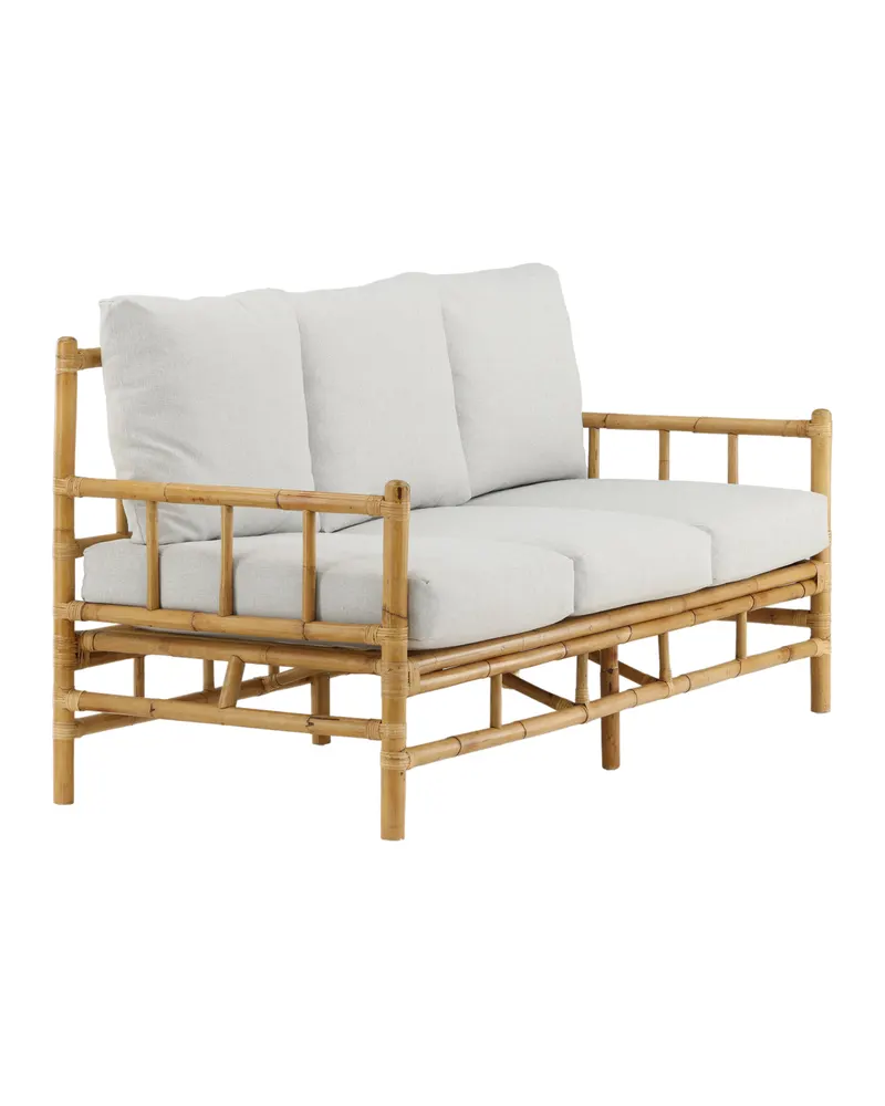 Cane Rattansofa mit Sitz- und Rückenkissen, Ansicht 7