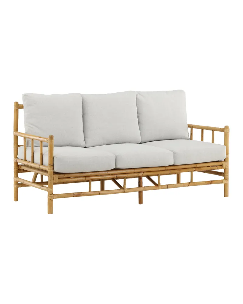Cane Rattansofa mit Sitz- und Rückenkissen, Ansicht 8