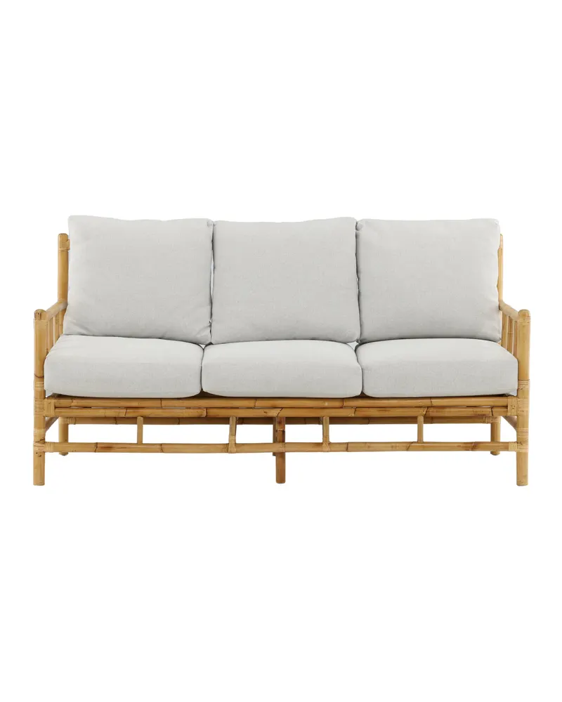 Cane Rattansofa mit Sitz- und Rückenkissen, Ansicht 9
