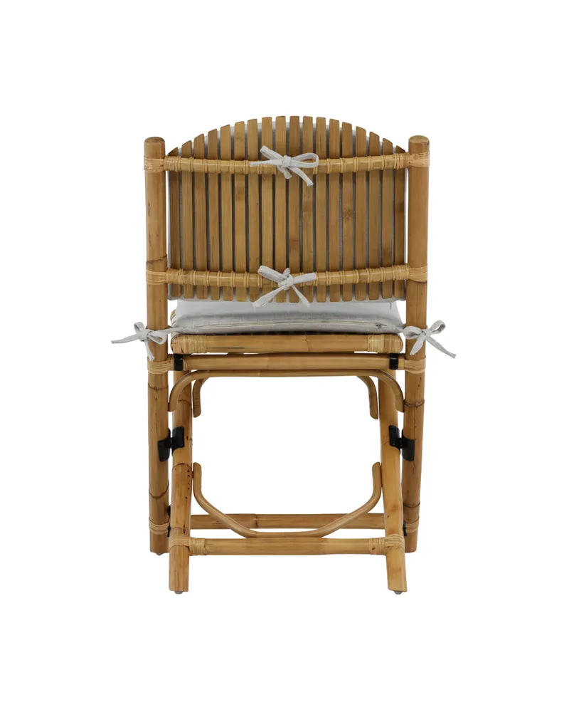 Cane klappbarer Gartenstuhl aus Rattan mit Sitzkissen, Ansicht 10