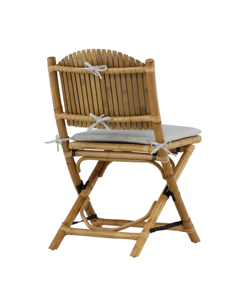 Cane klappbarer Gartenstuhl aus Rattan mit Sitzkissen, Ansicht 11