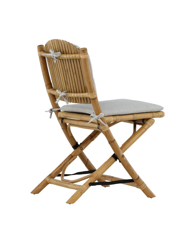 Cane klappbarer Gartenstuhl aus Rattan mit Sitzkissen, Ansicht 12