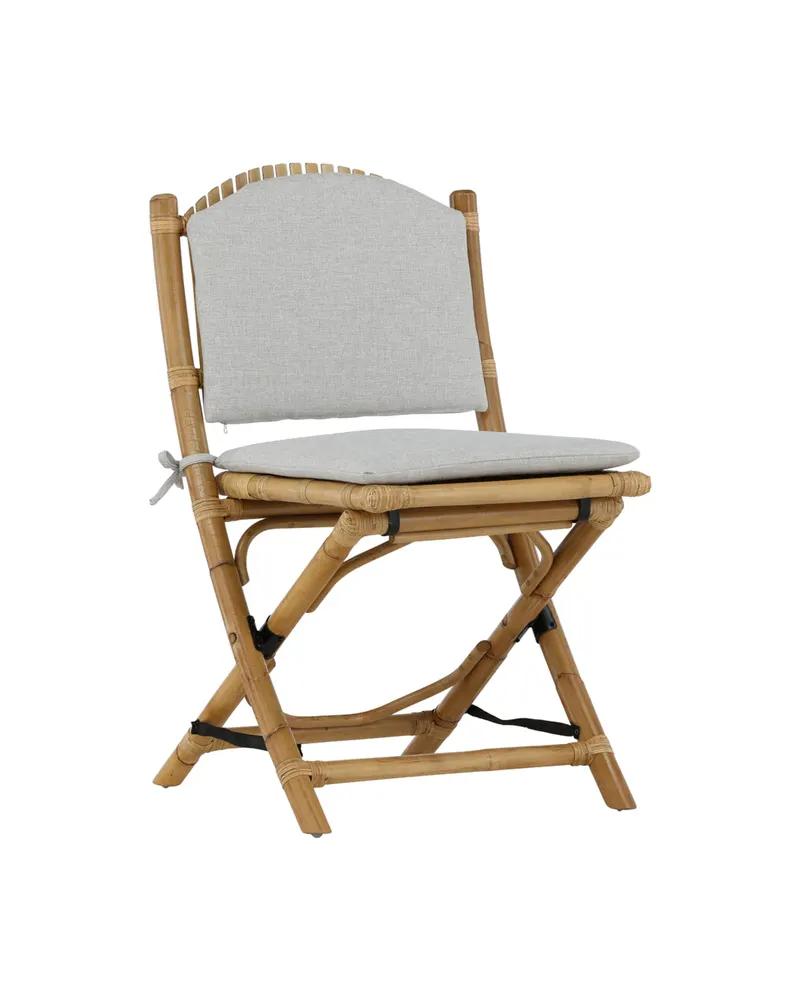 Cane klappbarer Gartenstuhl aus Rattan mit Sitzkissen, Ansicht 3