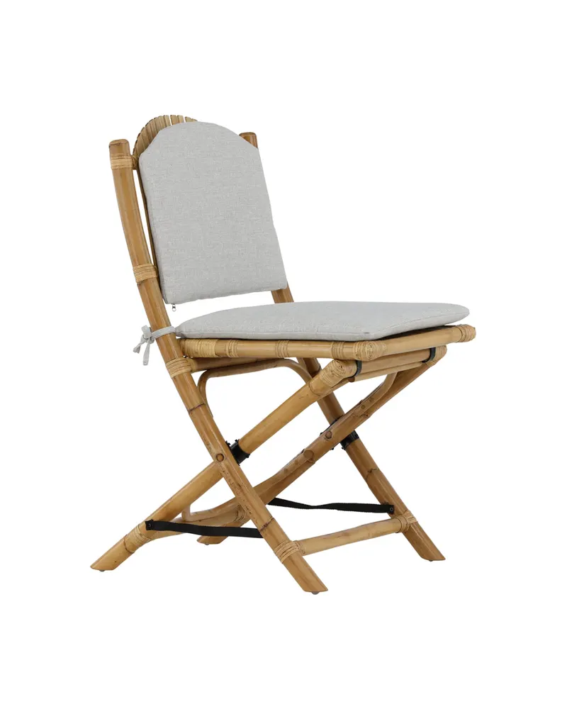 Cane klappbarer Gartenstuhl aus Rattan mit Sitzkissen, Ansicht 4