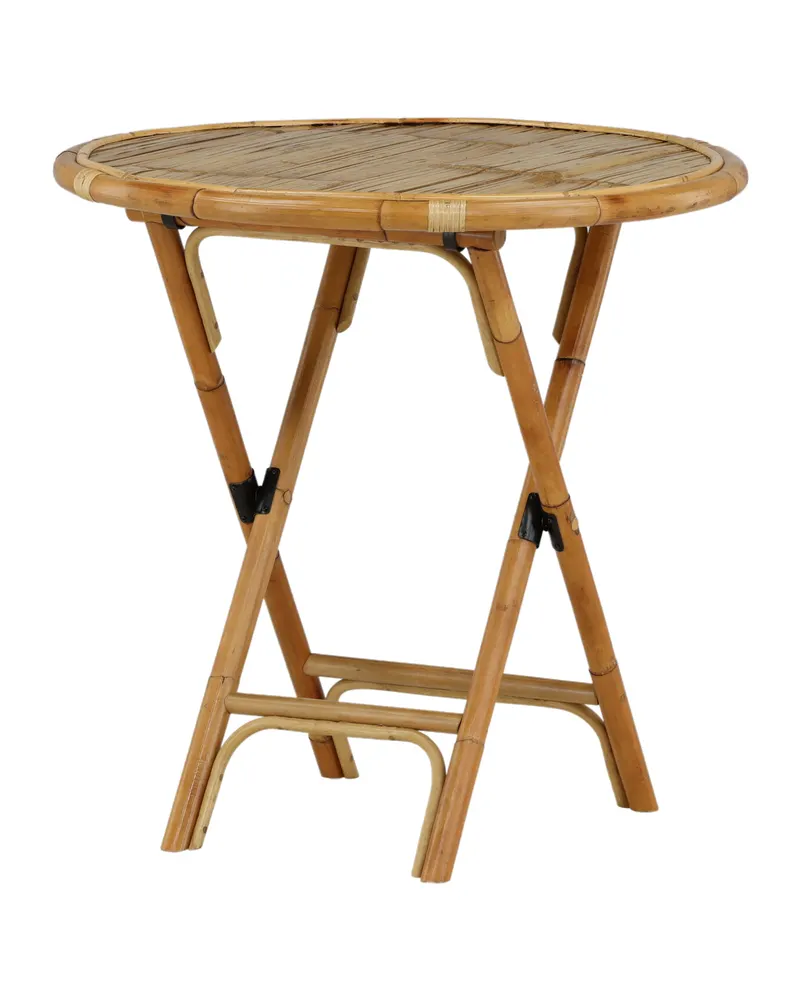 Cane runder Bistrotisch aus Bambus und Rattan, Ansicht 11