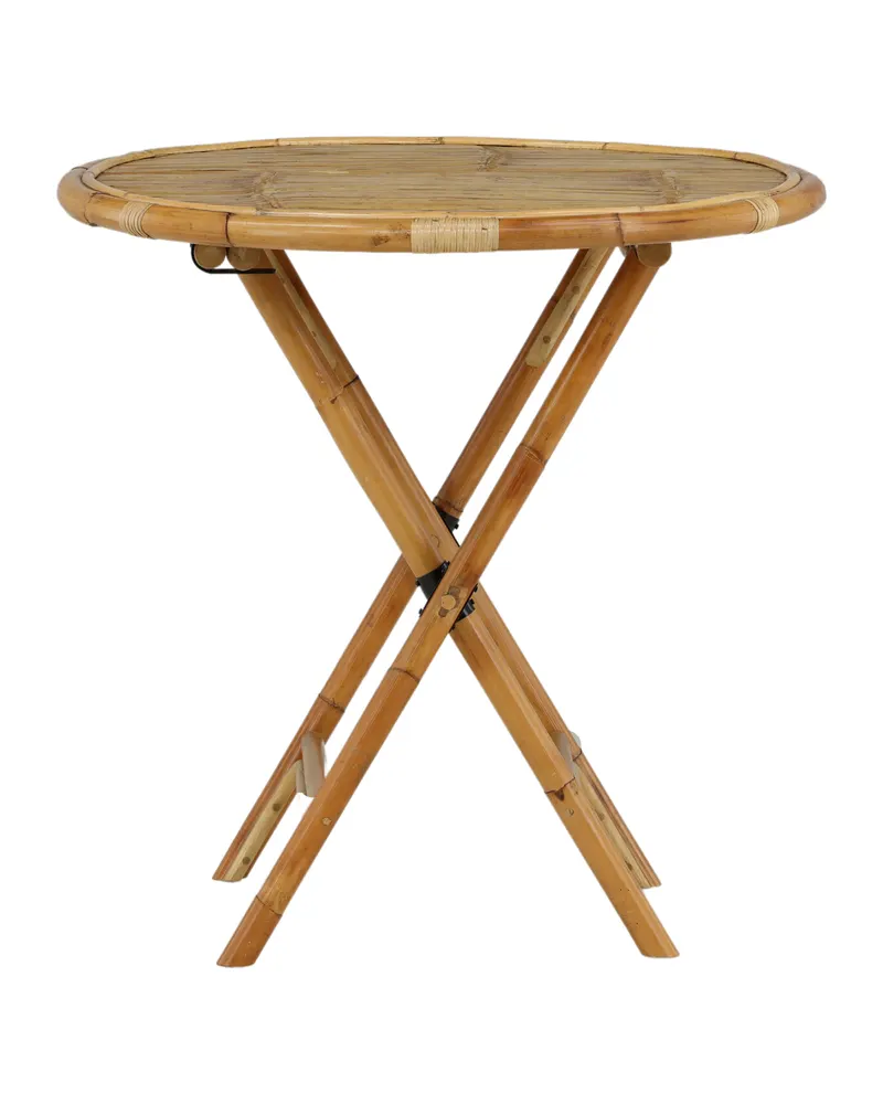 Cane runder Bistrotisch aus Bambus und Rattan, Ansicht 7