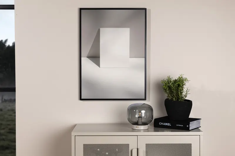 Canvas Poster, Fotokunst mit Rechteck und Schatten in 40 × 30 cm, im Wohnraum, Ansicht 2