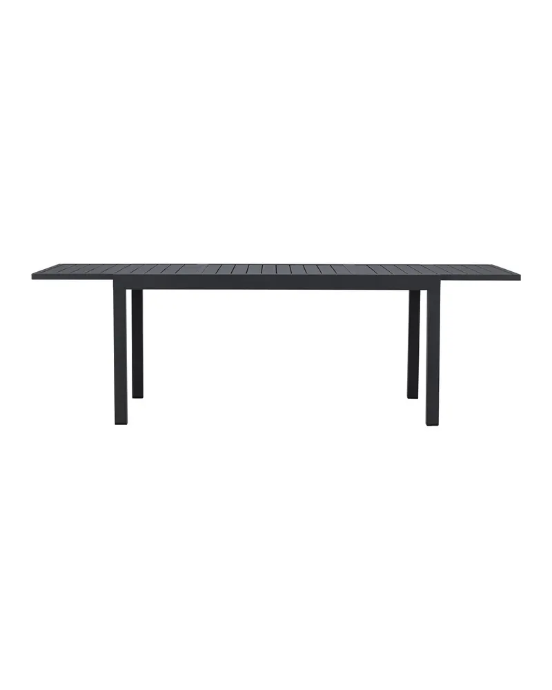 Capo ausziehbarer Gartentisch aus Aluminium in Schwarz, Ansicht 16